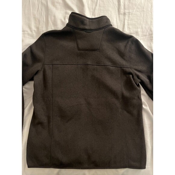 LL Bean Men's L REGULAR Fit Gray Full Zip Sweater Fleece Jacket Coat - Picture 7 of 12